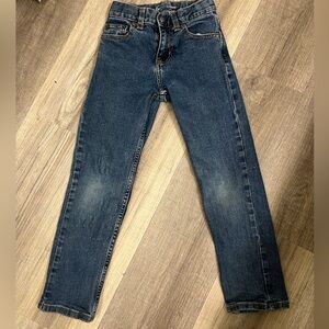 Wonder Nation Boys Dark Blue Straight Jeans | Size 7